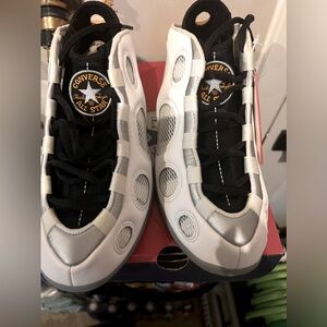 Converse NWT size 9 Men/ Size 11 Women Chuck Taylor’s all leather.